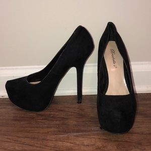Black Platform Heels